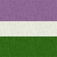 Large high-resolution Genderqueer pride flag with faint light and dark highlights.