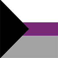 Large high-resolution Demisexual pride flag seamless texture.